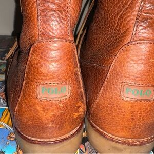 Polo by Ralph Lauren Men's Tan Leather Boots